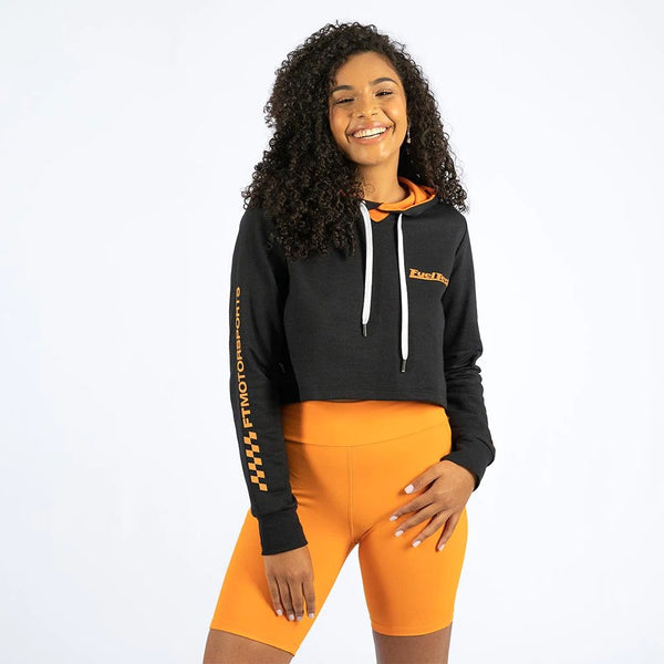 Ellesse tape shop crop hoodie