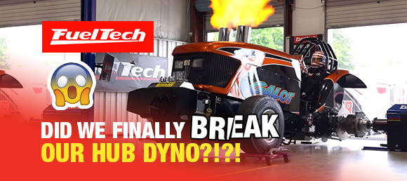 Dyno Tuning FT600 ECU on a Super Stock Pulling Tractor!